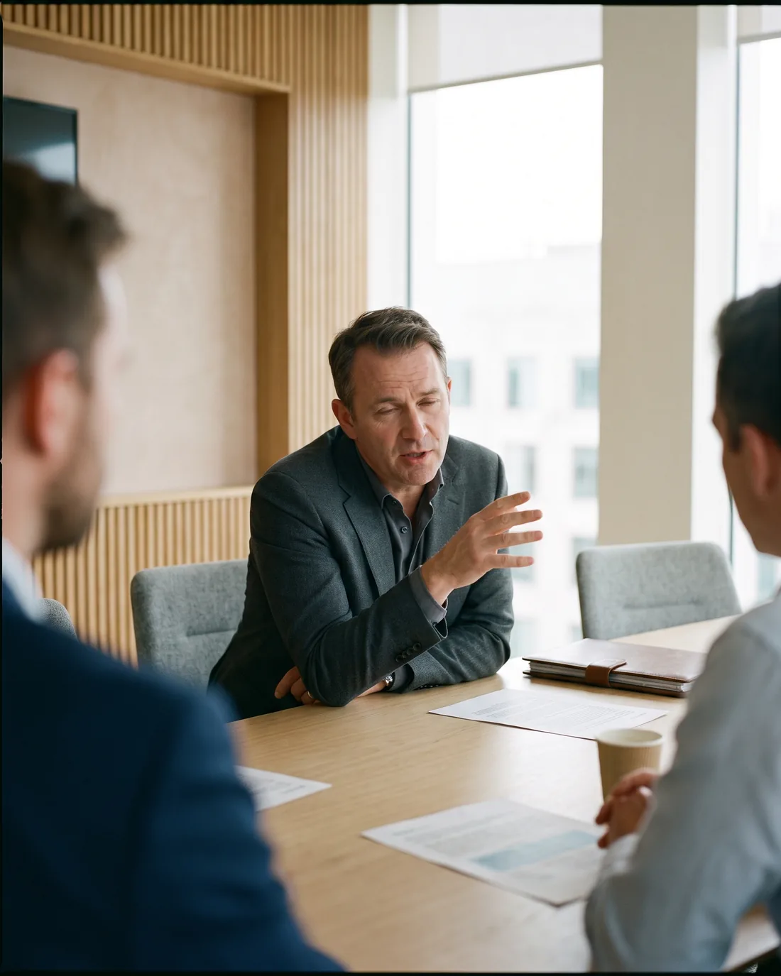 A fractional CRO at work in a San Francisco business setting